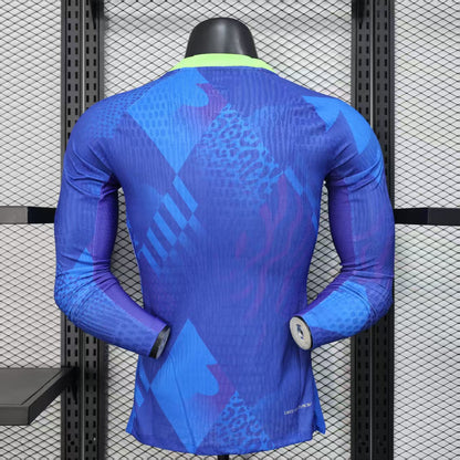 Maillot Brésil Extérieur Manches Longues 2025-2026 Player Version