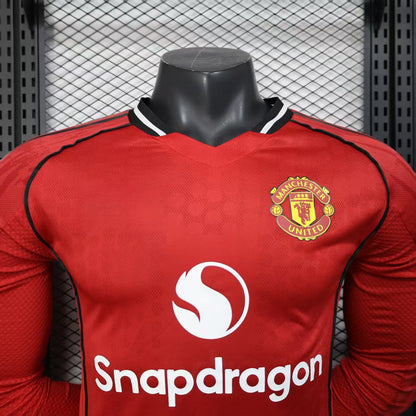 Maillot Manchester United Manches Longues 2025-2026 Player Version