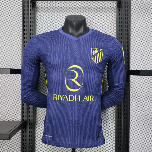Maillot Atletico Madrid Manches Longues 2025-2026 Player Version
