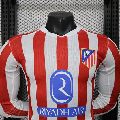 Maillot Atletico Madrid Manches Longues 2025-2026 Player Version