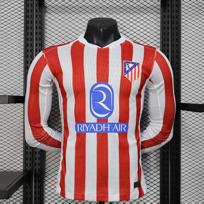 Maillot Atletico Madrid Manches Longues 2025-2026 Player Version