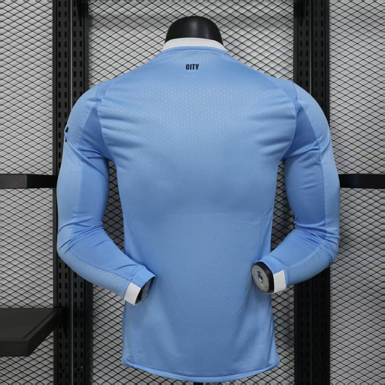 Maillot Domicile Manchester City Manches Longues 2025-2026 Player Version