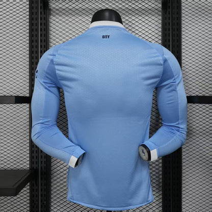 Maillot Domicile Manchester City Manches Longues 2025-2026 Player Version