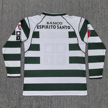 Maillot Sporting Retro Manches Longues 2002-2003
