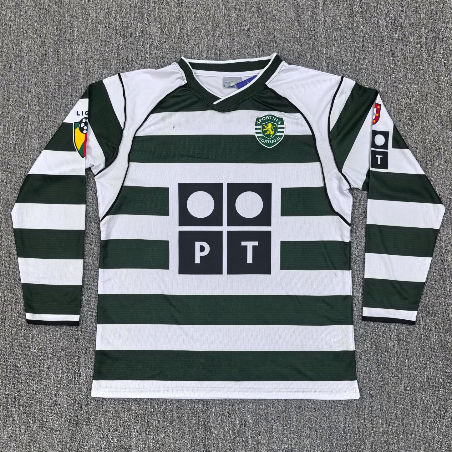 Maillot Sporting Retro Manches Longues 2002-2003
