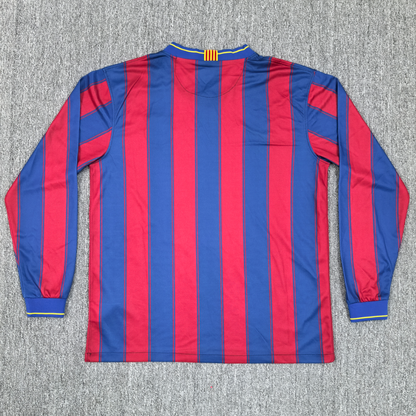 Maillot FC Barcelone Retro Manches Longues 2009-2010