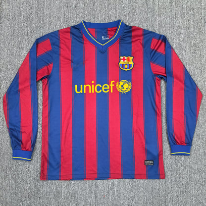 Maillot FC Barcelone Retro Manches Longues 2009-2010