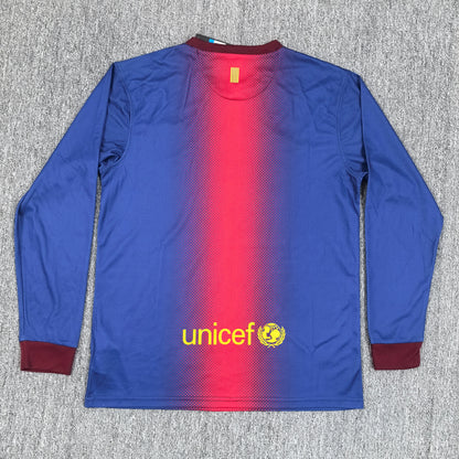 Maillot FC Barcelone Retro Manches Longues 2012-2013