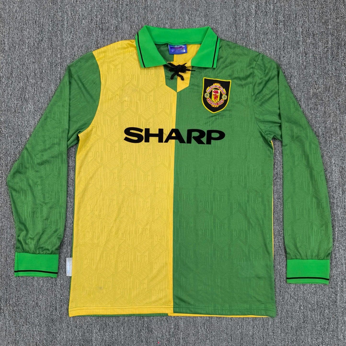 Maillot Manchester United Retro Manches Longues 1992-1994