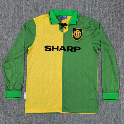 Maillot Manchester United Retro Manches Longues 1992-1994