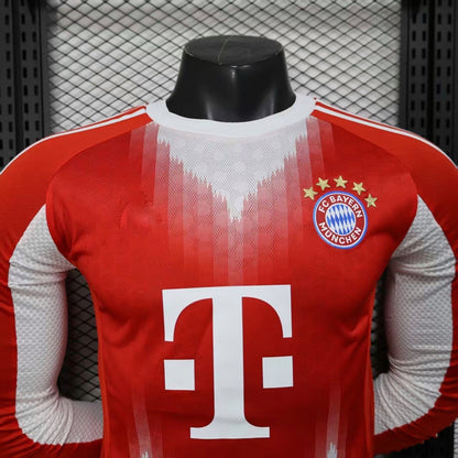 Maillot Bayern Domicile Manches Longues Player Version 2025-2026